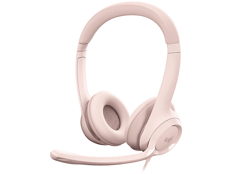 Logitech H390 Usb Pudra Pembe Kulaklık