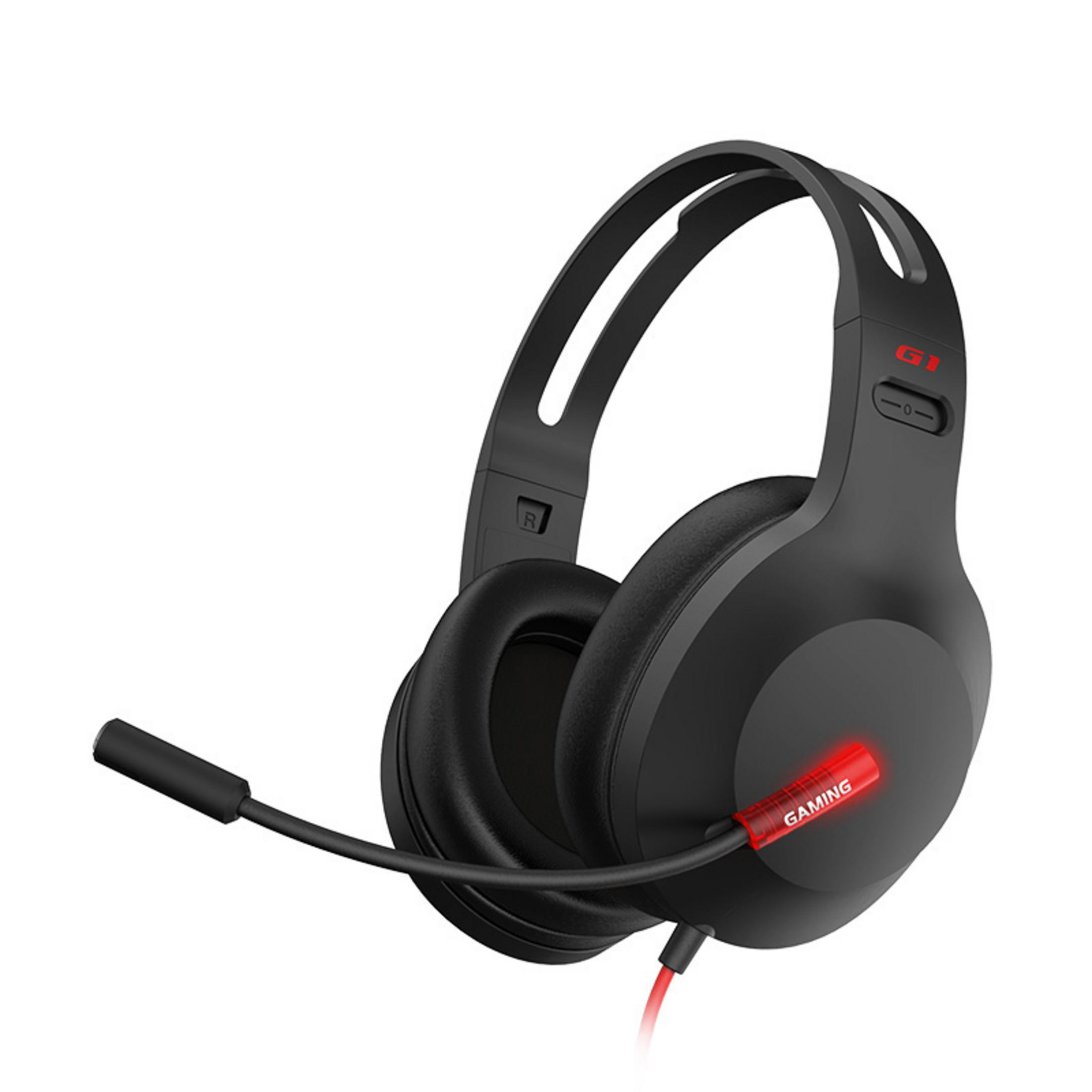 EDIFIER G1 Gaming GAMING-HEADSET, Schwarz USB Headset Over-ear