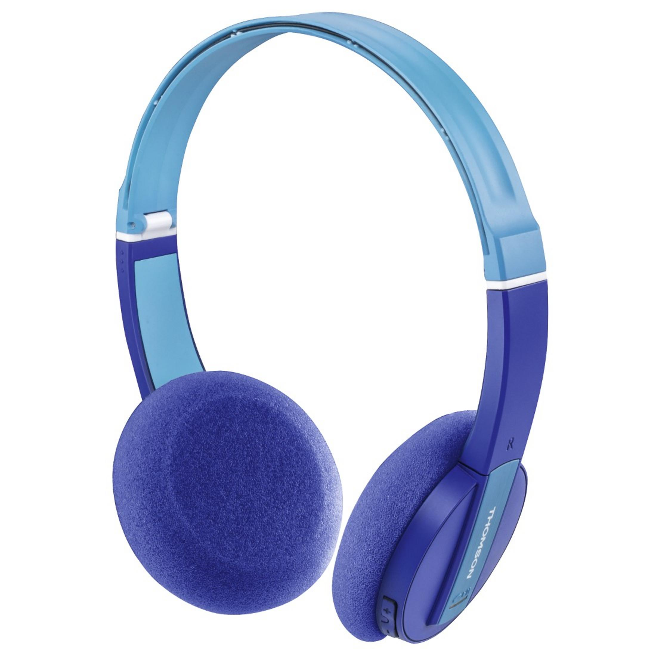 Bluetooth 6017B On-ear BT HS.F.KIDS, Kopfhörer 131973 WHP THOMSON Blau