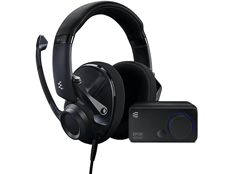 EPOS 1001166 H6PRO AUDIO BUNDLE OPEN BLACK, Over-ear Gaming Headset Schwarz