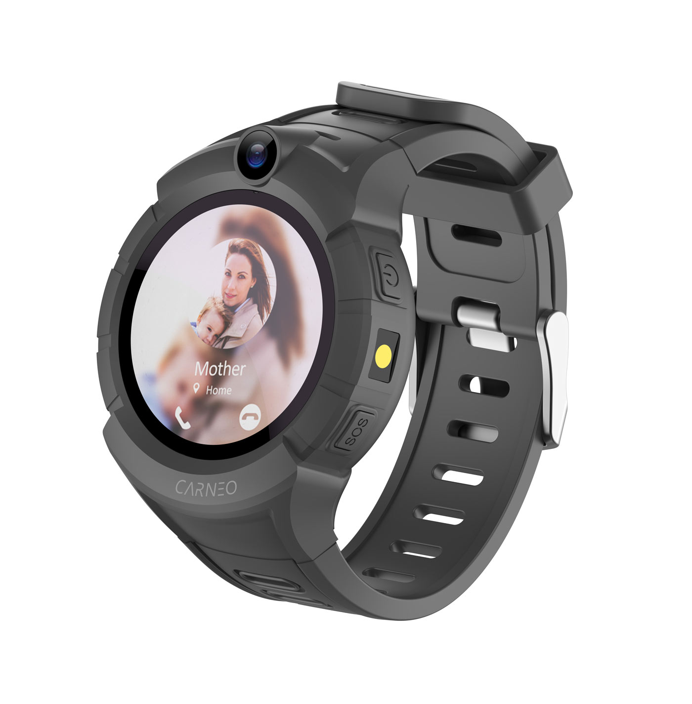 CARNEO Guard Schwarz GPS Smartwatch, black, Kinder + mini