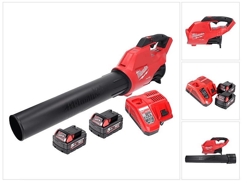 MILWAUKEE M18 FBL502FC Laubbläser Rot/Schwarz MediaMarkt