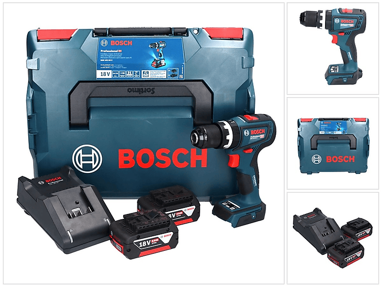 BOSCH PROFESSIONAL Bosch GSB 18V-90 GSB BITURBO Akku 18V-150 Schlagbohrschrauber