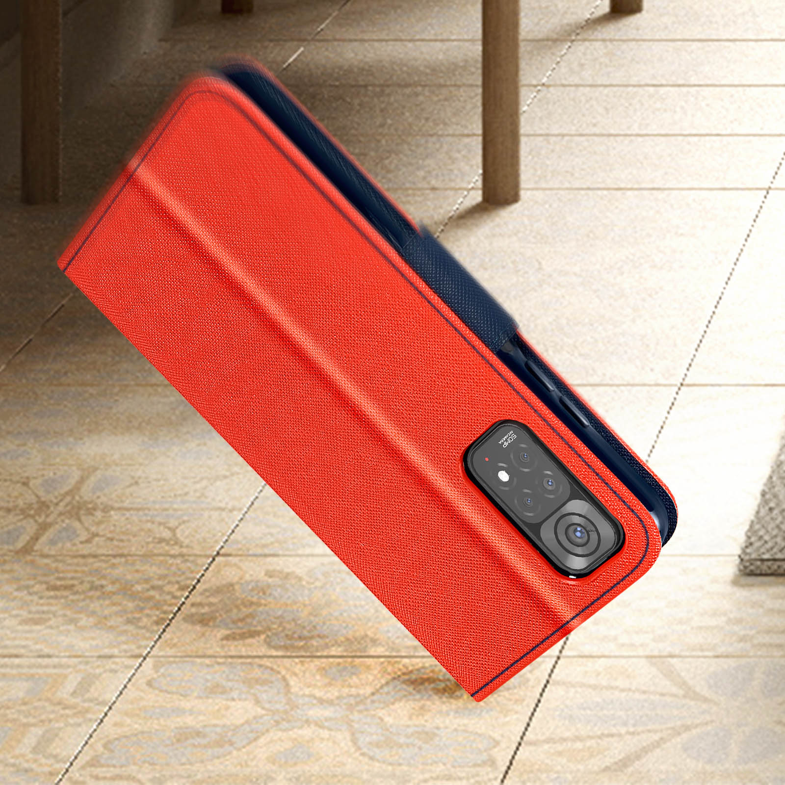 Redmi Bookcover, Note Xiaomi, / Blau AVIZAR Series, 12s, Fancy Rot