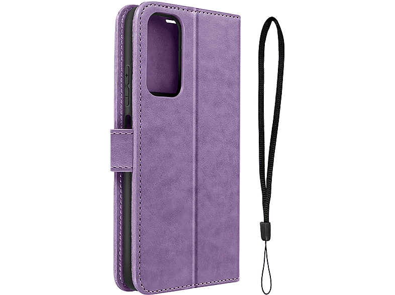 Xiaomi, AVIZAR Series, Violett Note 12s, Mezman Redmi Bookcover,
