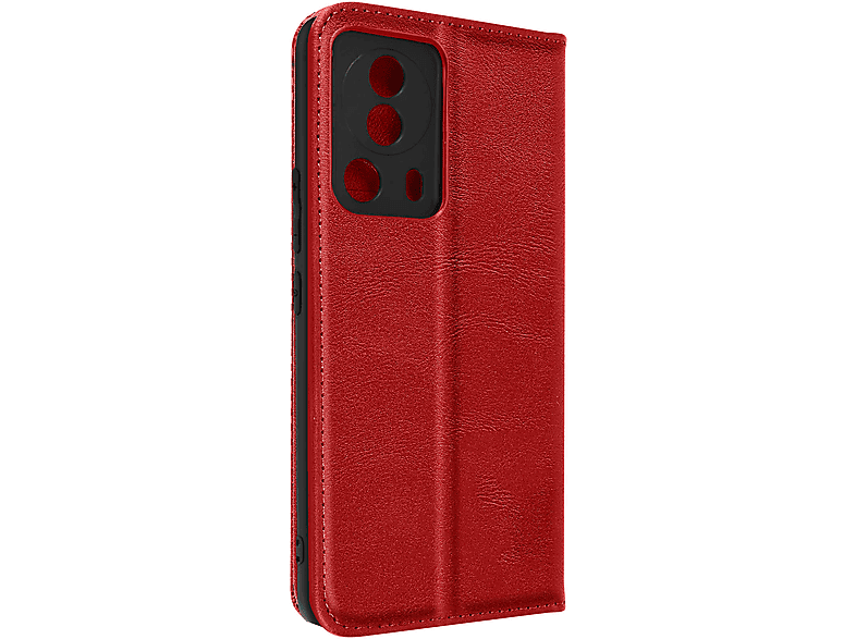 AVIZAR Buckle Series, Bookcover, Xiaomi, 13 Lite, Rot