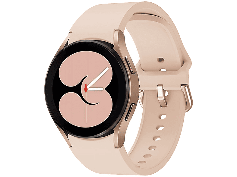 WIGENTO Kunststoff / Silikon Design Sport Band, Ersatzarmband, Samsung, Galaxy Watch 6 / 5 / 4 40 44 mm / Watch 5 Pro 45mm / Watch 6 / 4 Classic 43 47 mm / 42 46 mm, Rosa