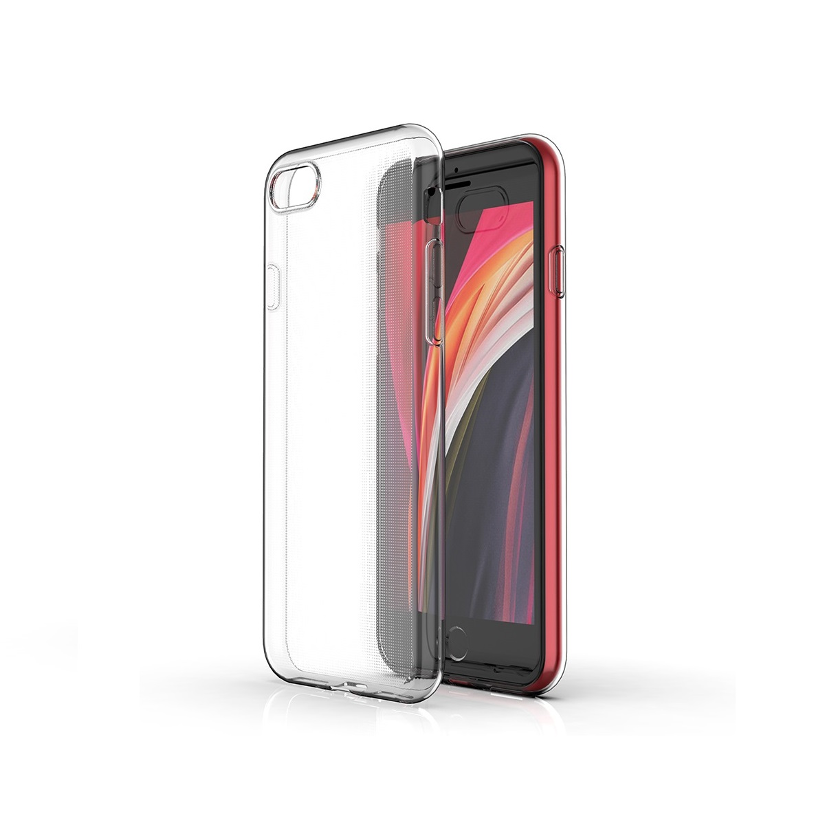 iPhone VENTARENT 2020 Apple, (2 iPhone Transparent SE iPhone Handyhülle, iPhone 7, 8, Backcover, Hülle, Generation),