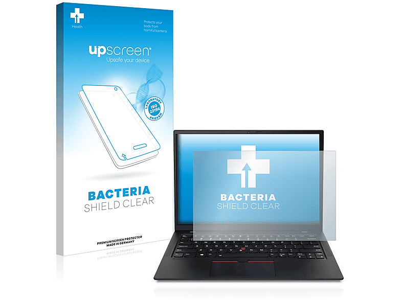 UPSCREEN antibakteriell klare Schutzfolie(für Lenovo ThinkPad X1)