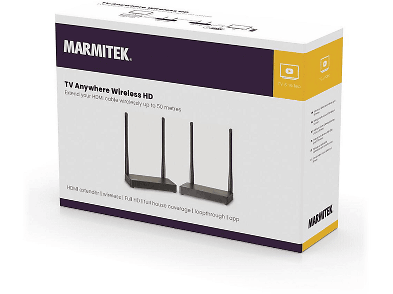 Extender TV ANYWHERE WRLS HDMI MARMITEK HD 08331