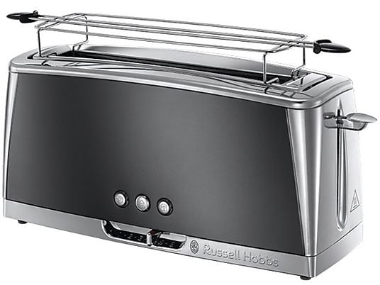 RUSSELL HOBBS 23251-56 LUNA MOONLIGHT GREY LANGSCHLITZ Toaster Edelstahl/Grau (1420 Watt, Schlitze: 1)