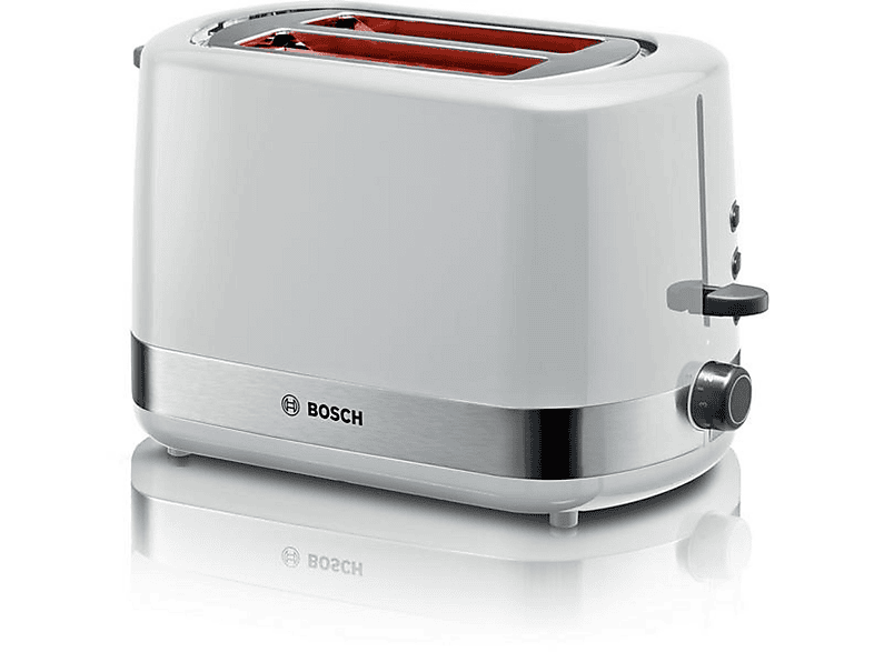 BOSCH TAT 6 A 511 Toaster Weiß (800 Watt, Schlitze: 2)
