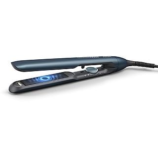 Plancha de pelo - PHILIPS BHS732/00, Cerámica, 53 W, 230 °C, Negro