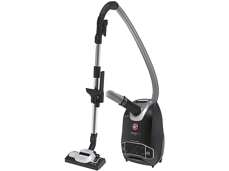 HOOVER HE720PET 011 Bodenstaubsauger, maximale Watt, Luxor Grau) Tech 850 Schwarz- Leistung