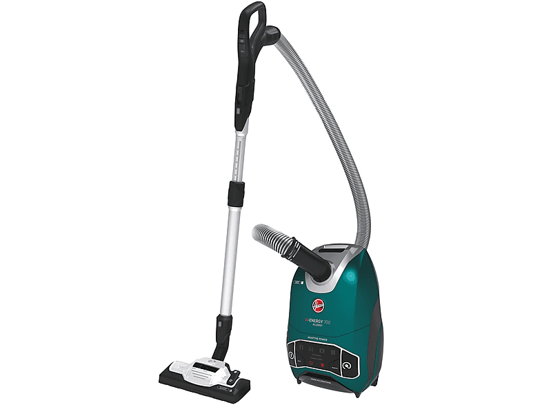 HOOVER HE730ALG 011 Bodenstaubsauger, 850 Velvet Leistung: Grau) Watt, Grün- Tech maximale