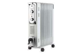 DELONGHI Dragon TRD4 Ölradiator Heizung Elektrisch mit Thermostat (1,5 kW,  Raumgröße: 75 m³)