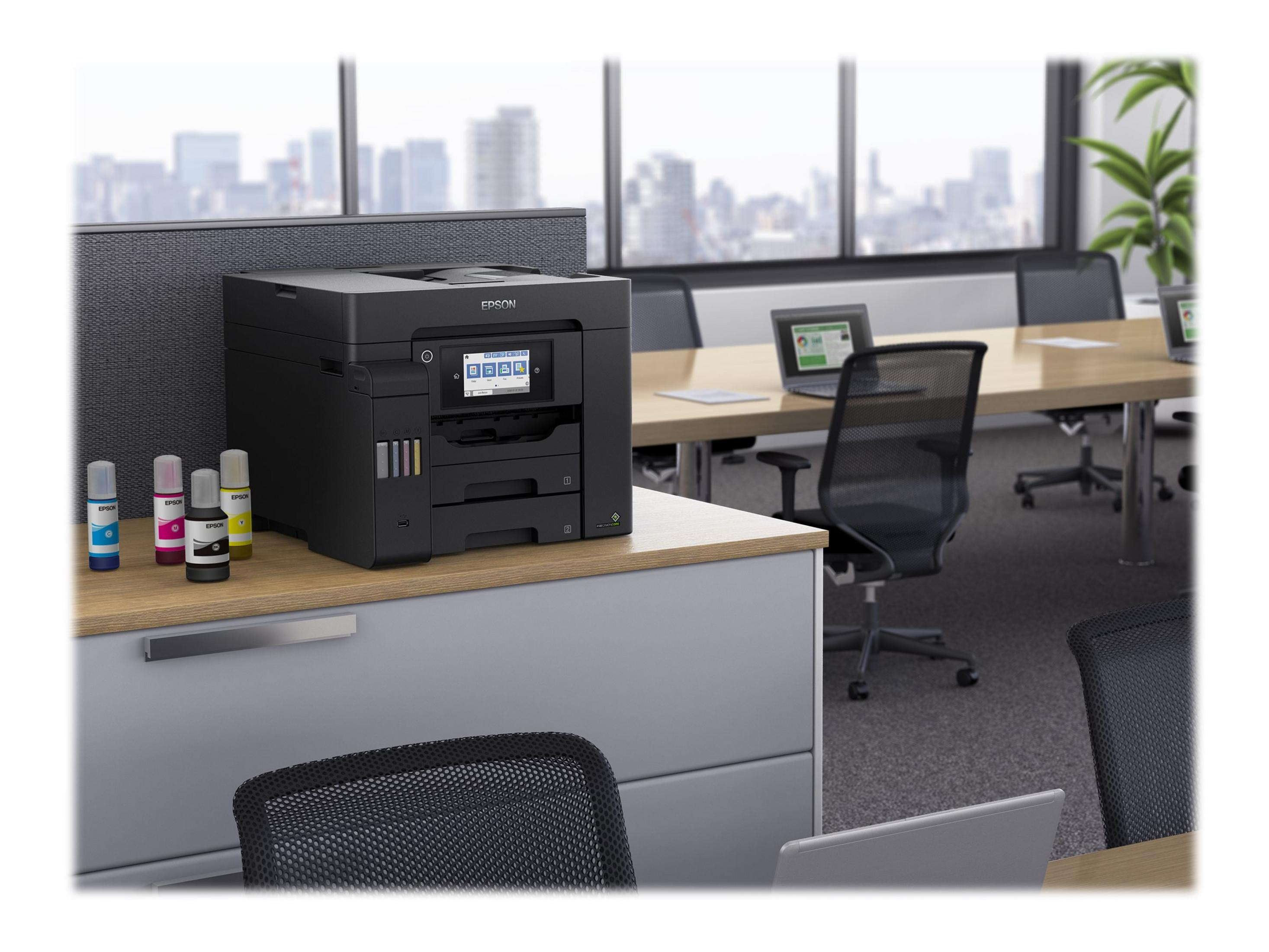 ET-5850 Tintenstrahl Netzwerkfähig WLAN EcoTank EPSON Multifunktionsdrucker