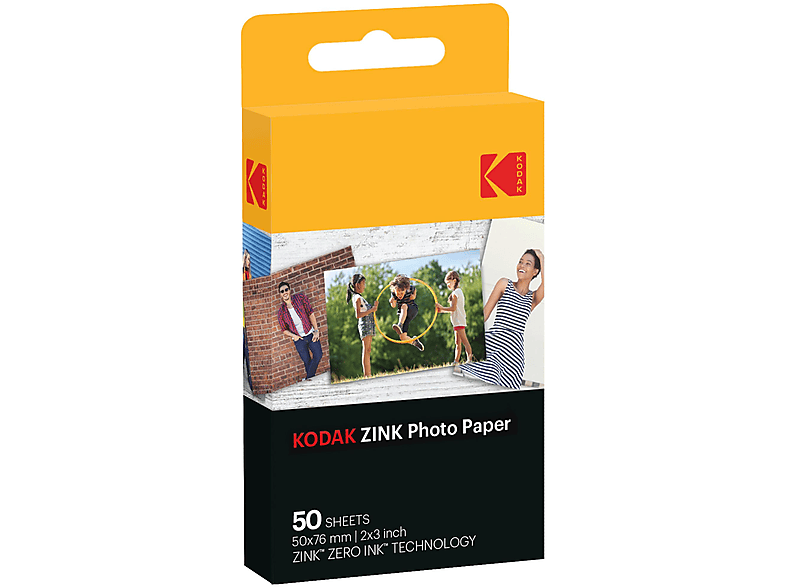 KODAK ZINK PAPIER 50ER PACK Zink 5 x 75 mm A8 50er Pack Papier | Papier, Etiketten & Folien