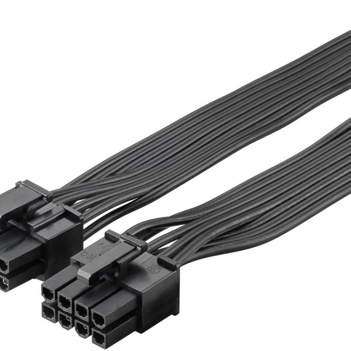 GOOBAY Netzteil-Kabel PCIe 8-Pin-Stecker auf 6+2-Stecker Dual für Stromkabel