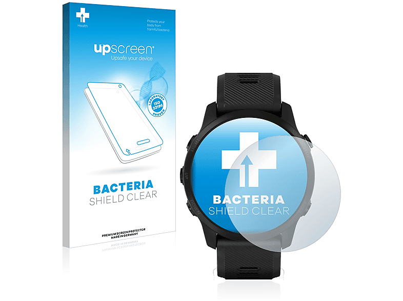 UPSCREEN antibakteriell klare Schutzfolie(für Garmin Forerunner 945 LTE)