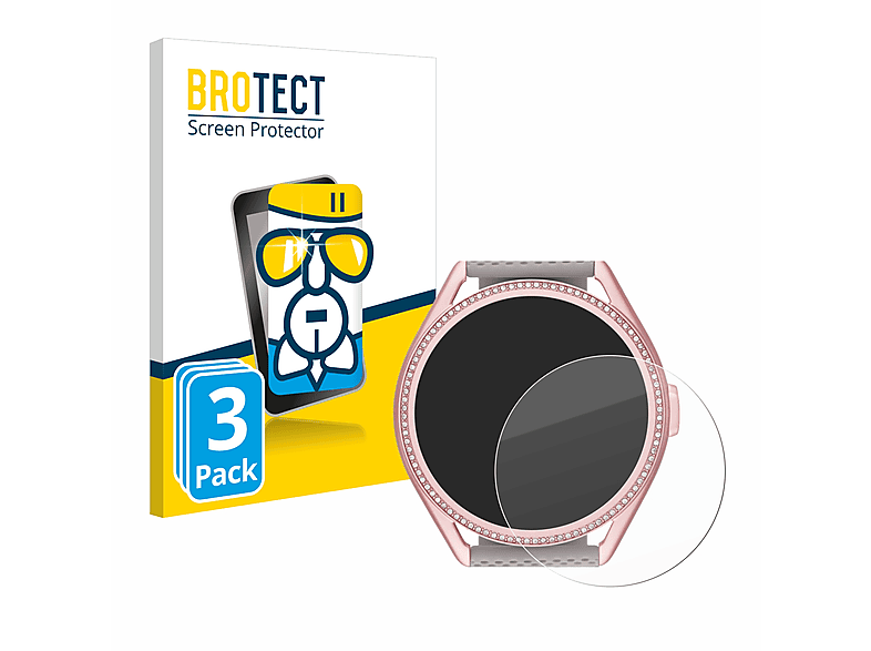 BROTECT 3x Airglass klare Schutzfolie(für Michael Kors Access MKGO Gen 5E MKT 5117)