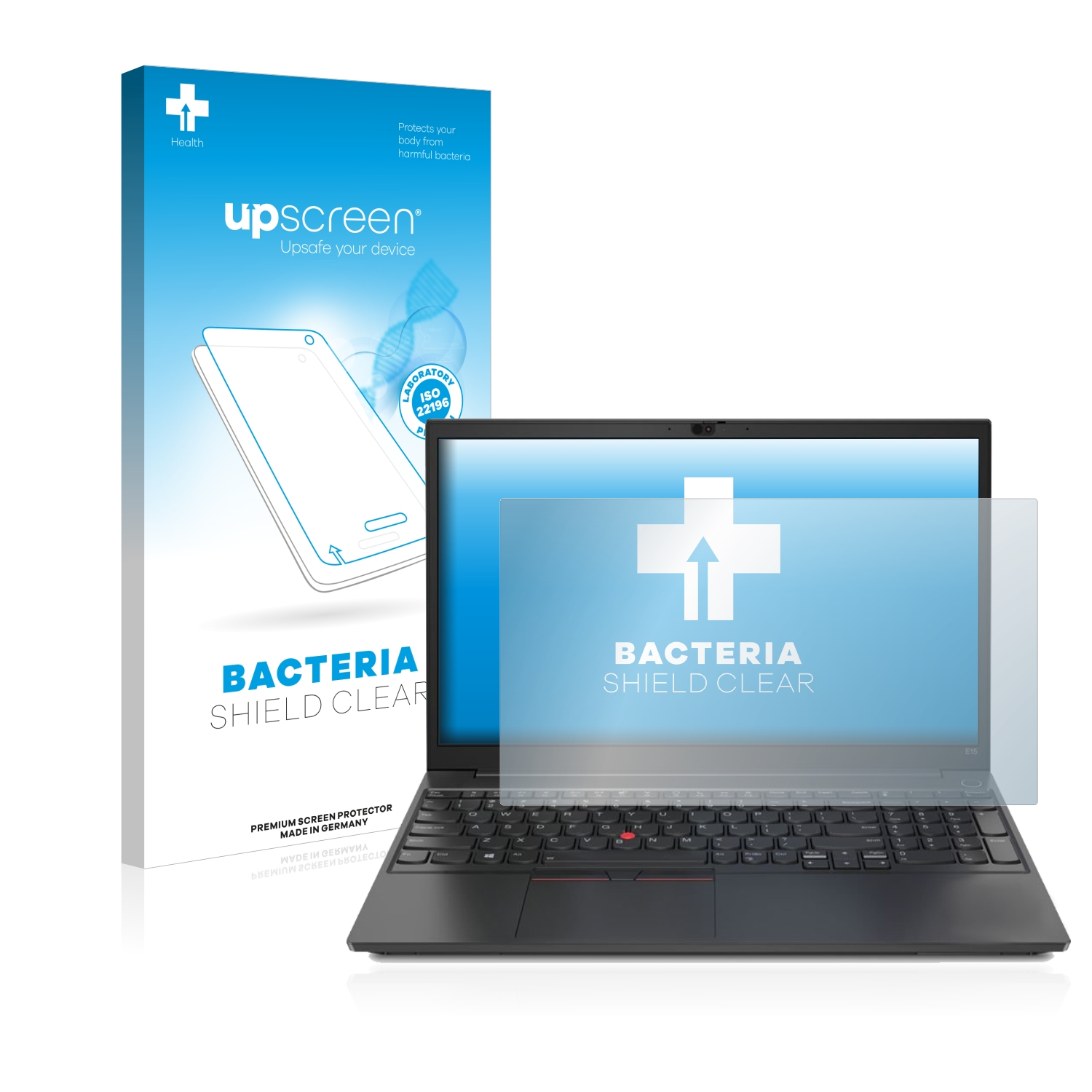 UPSCREEN antibakteriell klare Schutzfolie(für Lenovo ThinkPad E15)