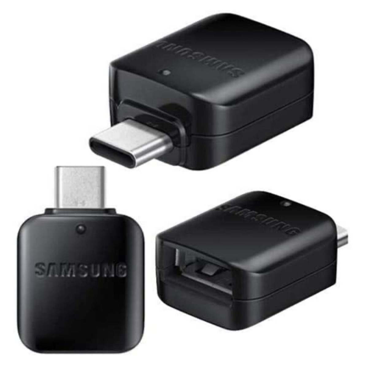 SAMSUNG Original Samsung USB Verbindung C Adapter, Schwarz Adapter Typ HUB USB Stecker Converter Connector