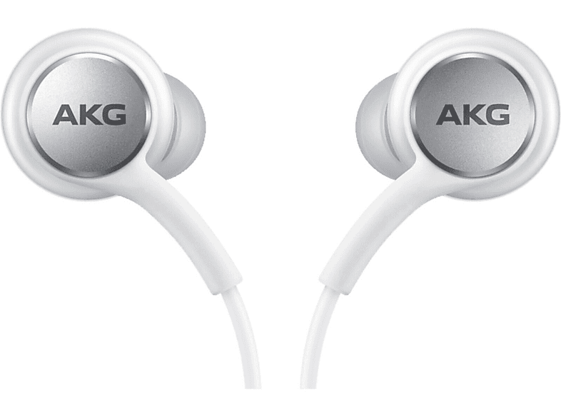 SAMSUNG AKG AUX 3,5 mm Klinke Headset Galaxy S4 S5 S6 S7, Inear Kopfhörer Weiß SATURN