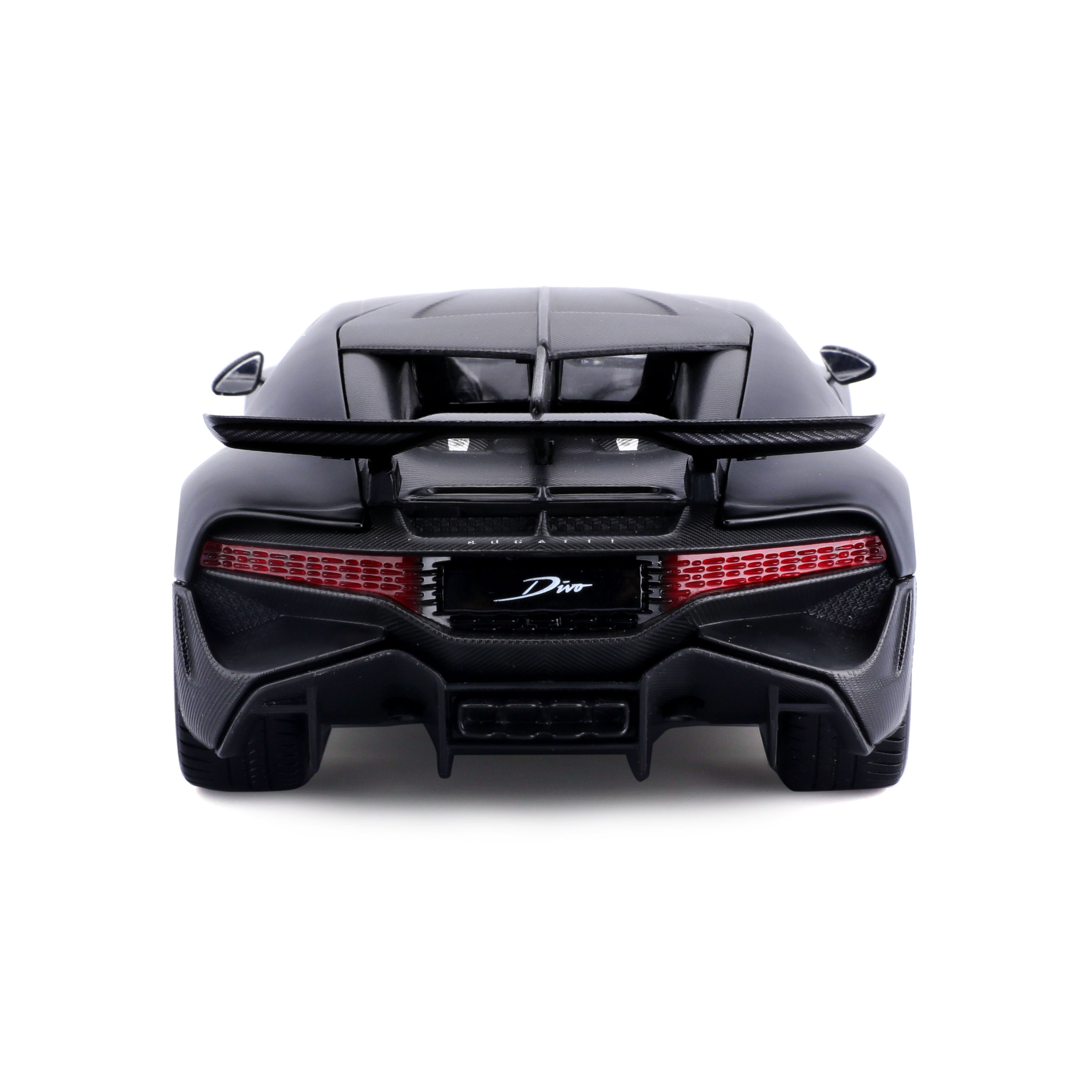 MAISTO 31526M Modellauto Divo - Bugatti (matt-schwarz, Spielzeugauto Maßstab 1:24) 