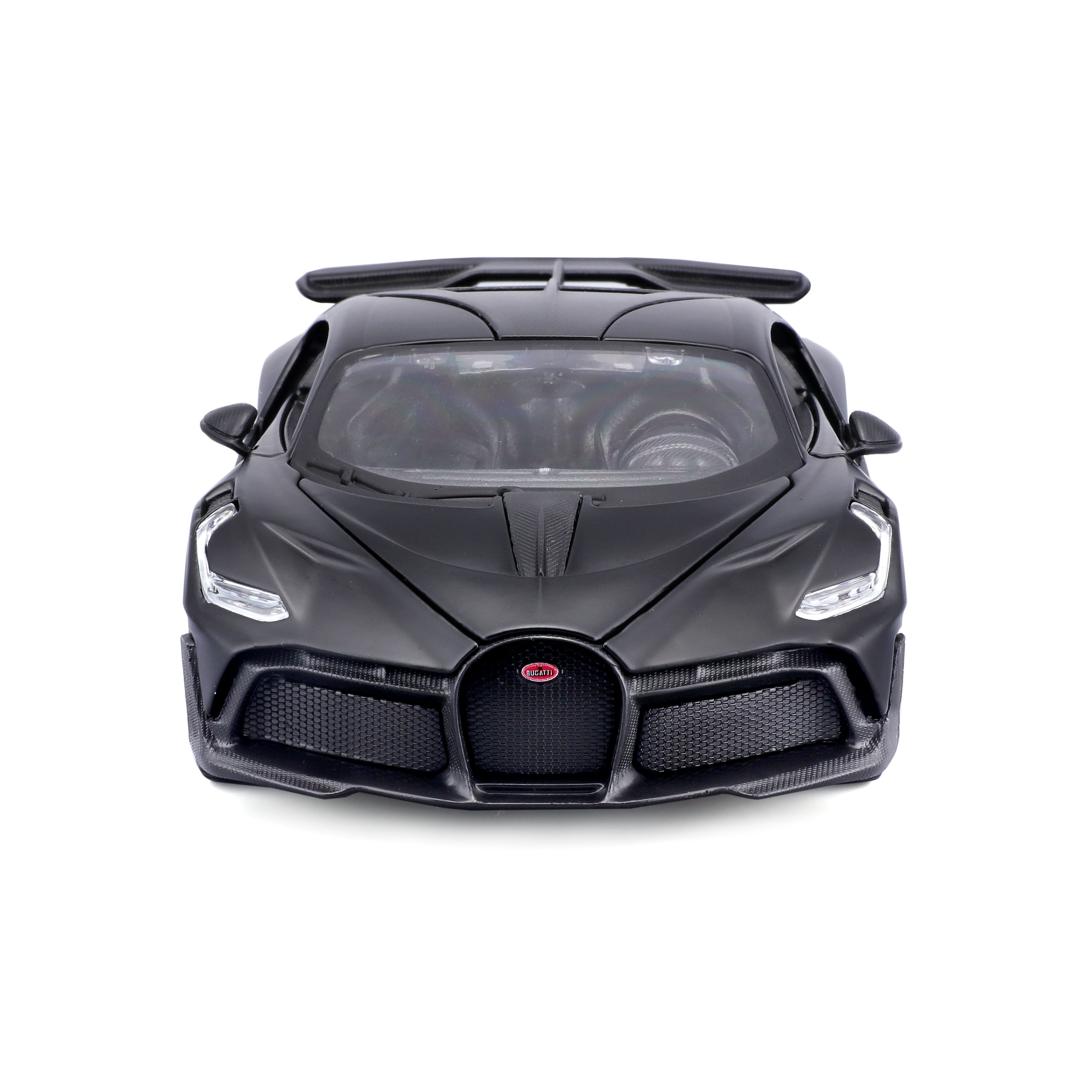 MAISTO 31526M - Modellauto Bugatti Spielzeugauto (matt-schwarz, 1:24) - Divo Maßstab