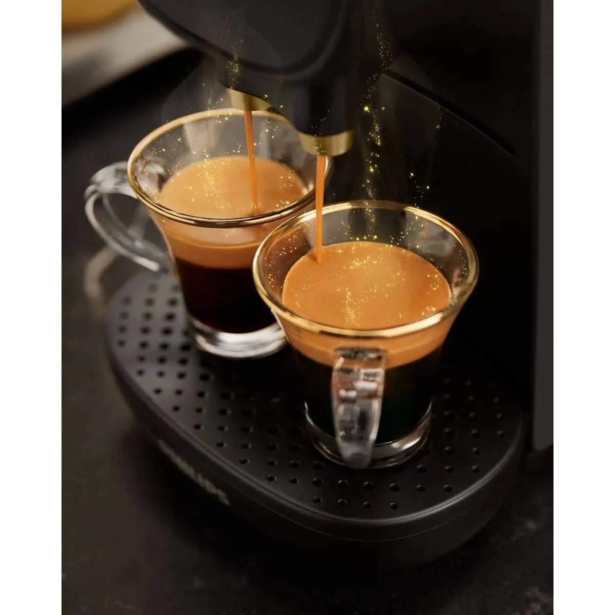 Cafetera de cápsulas - PHILIPS LM9012/20 LOR BARISTA SUBLIME CASHMERE GREY, 19 bar, 1450 W, Negro