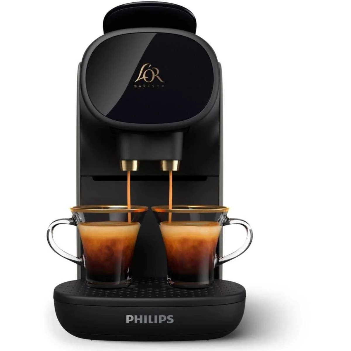 Cafetera de cápsulas - PHILIPS LM9012/20 LOR BARISTA SUBLIME CASHMERE GREY, 19 bar, 1450 W, Negro