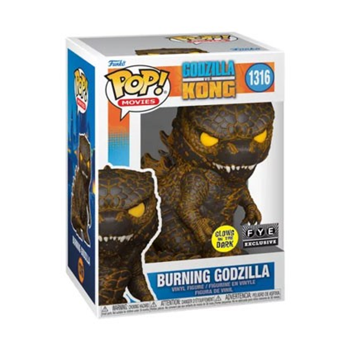 vs. POP Burning Godzilla - - Kong Godzilla