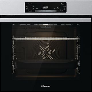 Horno multifunción  - BI64211AX HISENSE, Integrable, Air Fry, Pizza, Calentamiento Rápido, Pirolítico, 77 l, 59,5 cm, Acero Inox