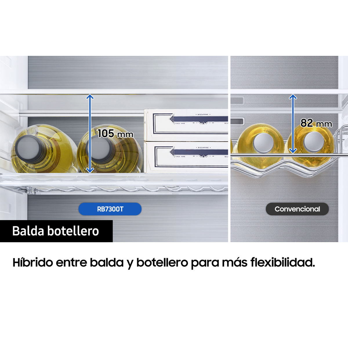 SAMSUNG RB34C775CS9/EF Frigorifero-congelatore (C, 163 kWh, 185.3 cm alta, Acciaio inossidabile)