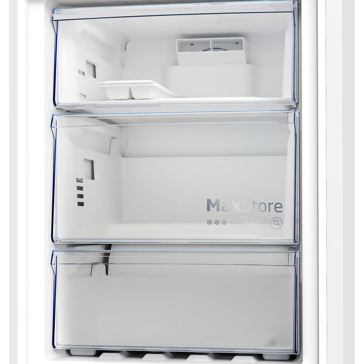 Frigorífico combi - BEKO BEKB5RCNE406HXB, No Frost, No Frost, Altura 2,03 m, Capacidad 355 l, Inox