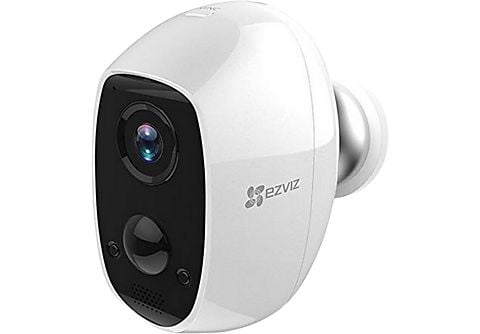 Cámara de vigilancia IP - 303101454 EZVIZ, Full-HD, Función de visión  nocturna, Blanco