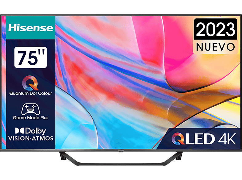 Hisense A Kq Qled Tv Flat Zoll Cm Uhd K Smart Tv Vidaa U Mediamarkt