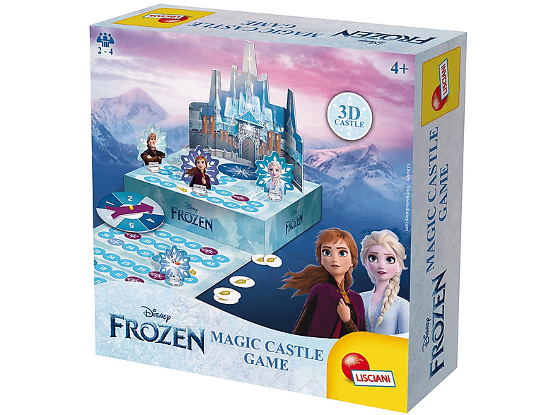 Verkaufserfolg Nr. 1 DISNEY FROZEN Lisciani Eiskönigin 3D, Spiel Lernspiele, Magic Die Castle mehrfarbig