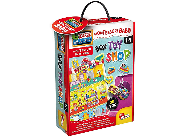 LERNEN & CO Spielebox Baby Lisciani Spielzeugladen, Montessori mehrfarbig Lernspiele, von