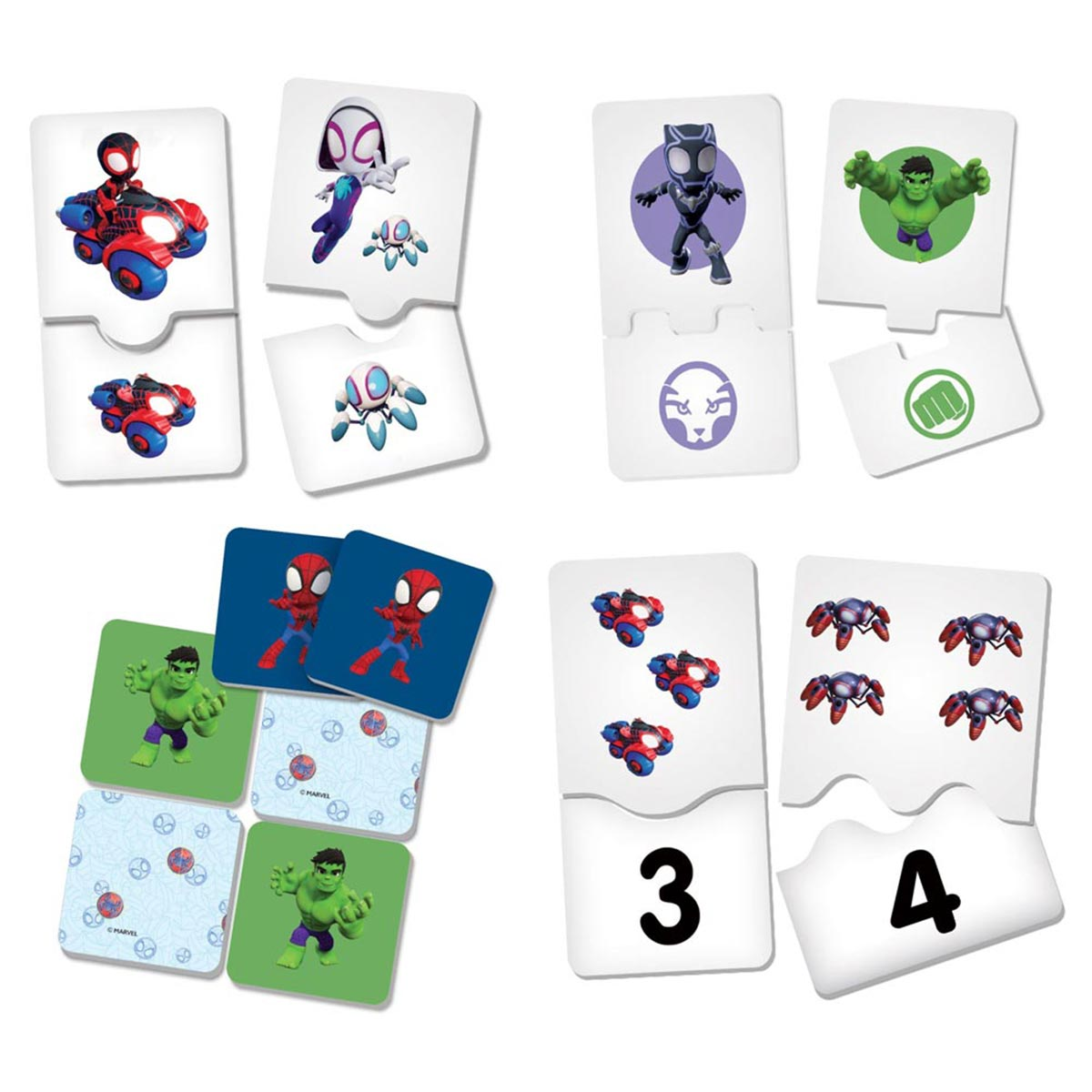 SPIDERMAN Lernspielsammlung mit 10 Spielen, mehrfarbig Spidey Lisciani von Lernspiele