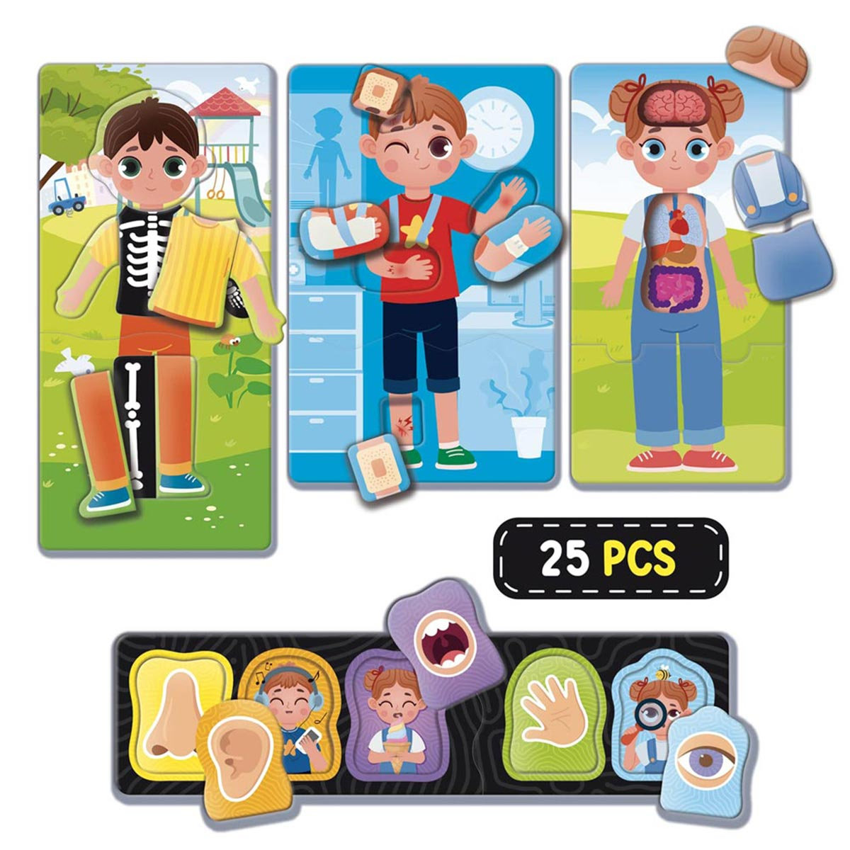 LERNEN Kleiner Montessori Spielebox CO Doktor, Lisciani Lernspiele, von Baby mehrfarbig &
