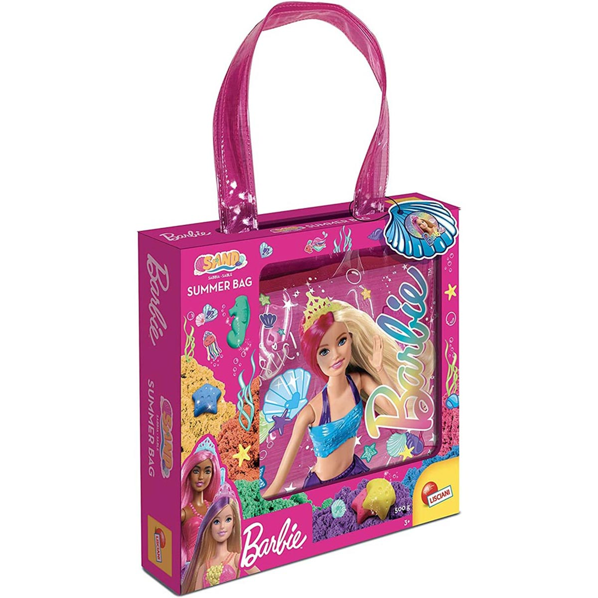 mit Lernspiele, Lisciani BARBIE Barbie mehrfarbig Sand, Strandtasche
