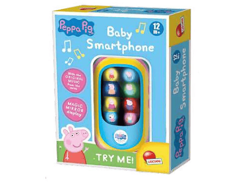 PEPPA PIG Zauber Lern-Smartphone, Peppa Pig von Lisciani Lernspiele, mehrfarbig