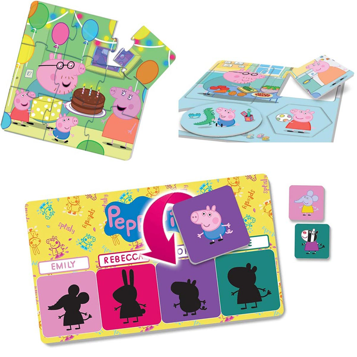 Peppa Lisciani PEPPA Spielen, Lernspielsammlung Lernspiele, Pig mehrfarbig mit von PIG 10