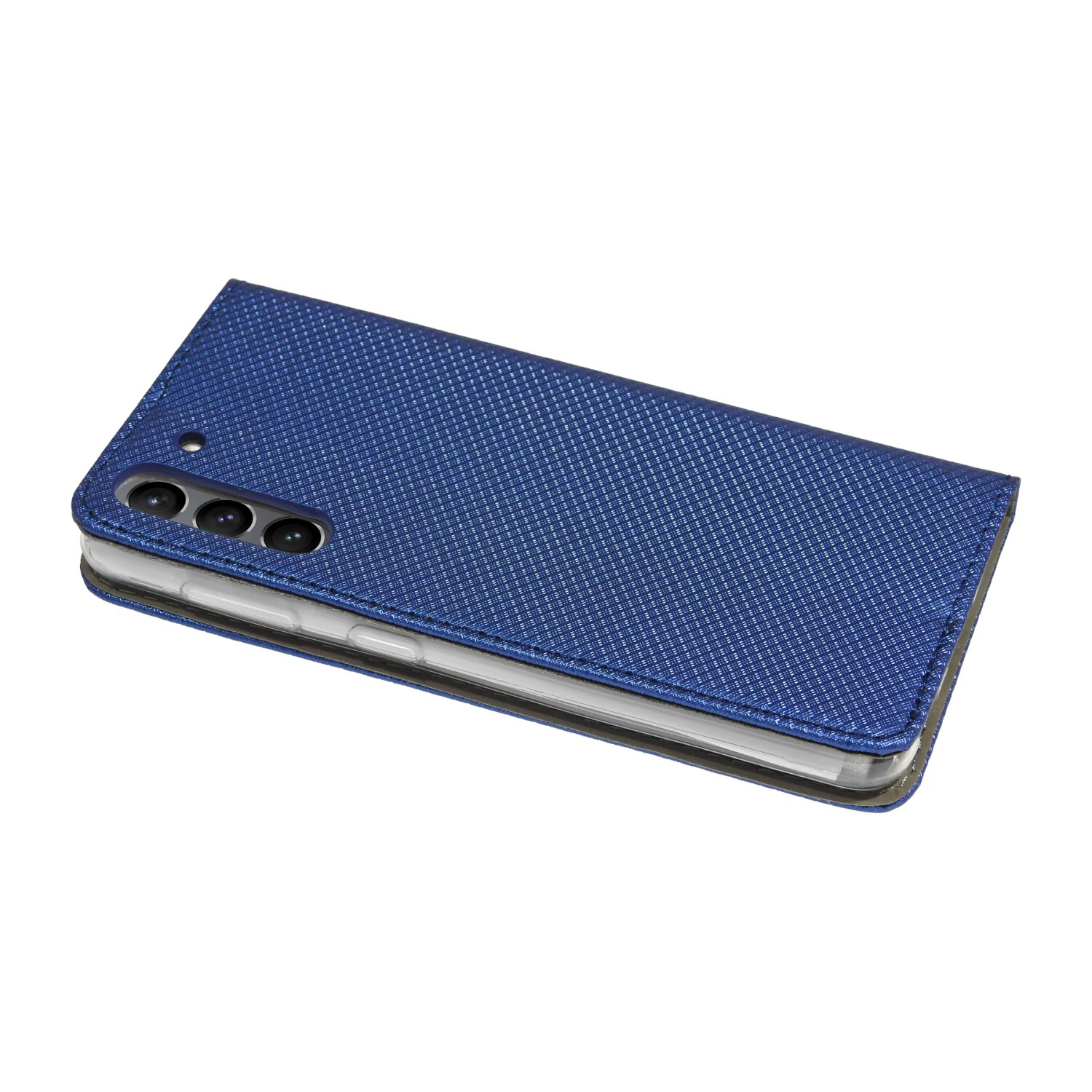 Buch Samsung, S23, Smart, Bookcover, Galaxy Tasche Blau COFI