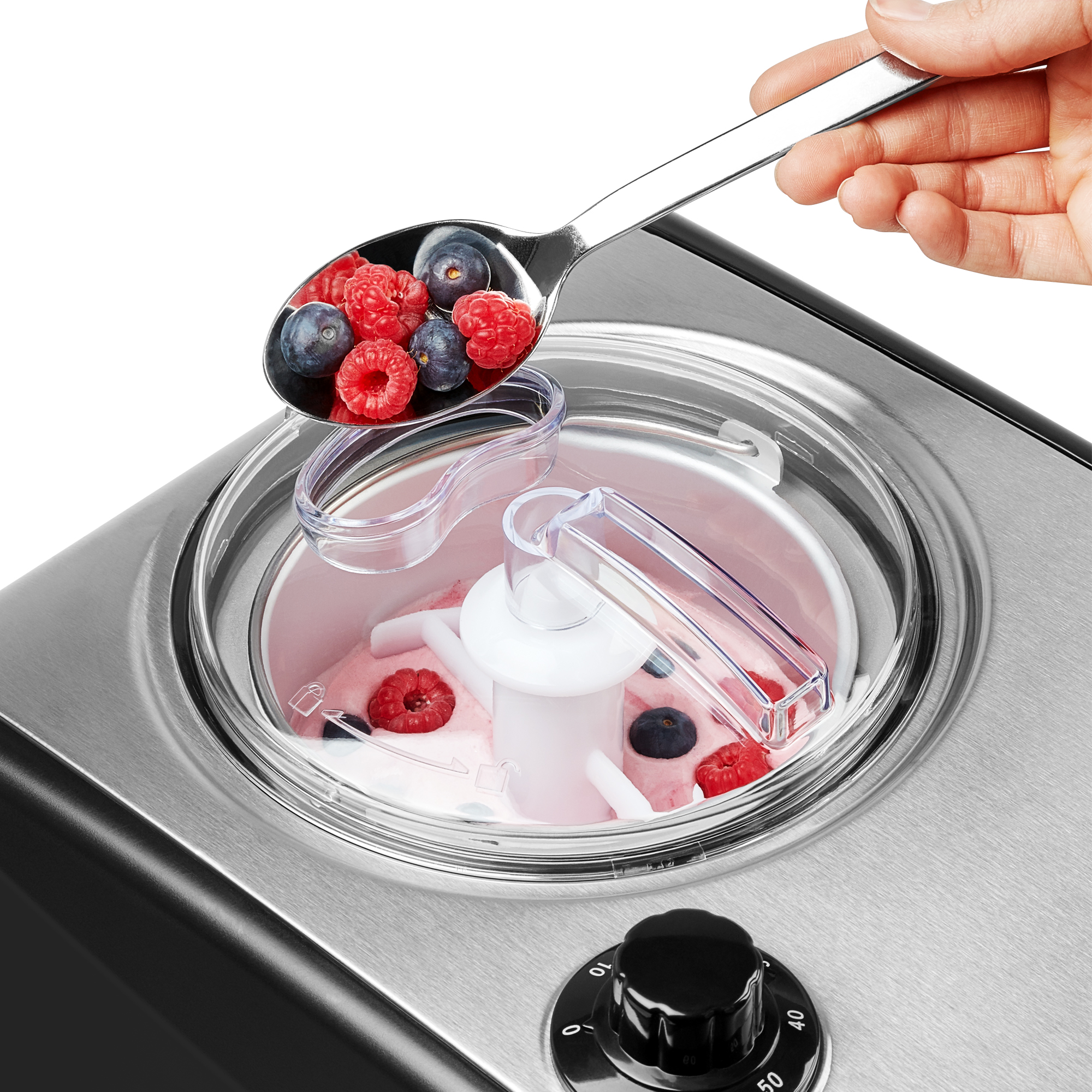 Urządzenie do lodów MEDION MD 18387 Czarny, Srebrny