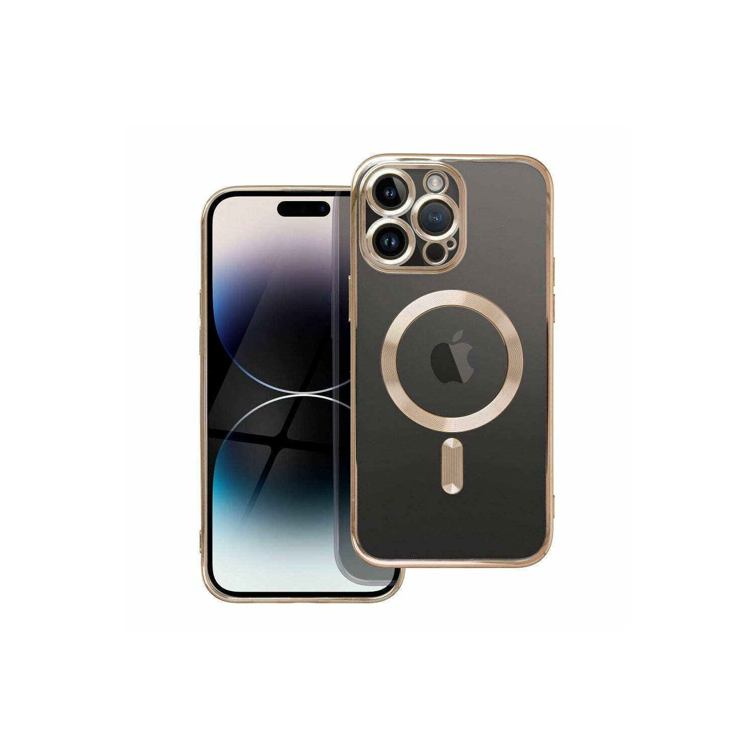COFI MagSafe Hülle mit iPhone Backcover, Gold 13, Kameraschutz, Apple
