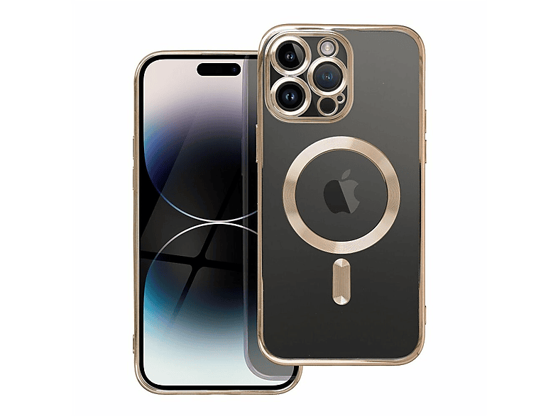 COFI MagSafe Hülle mit Kameraschutz, Backcover, Apple, iPhone 13, Gold MediaMarkt