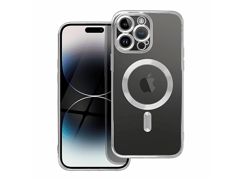 Backcover, Silber COFI Apple, 13, MagSafe iPhone mit Hülle Kameraschutz,